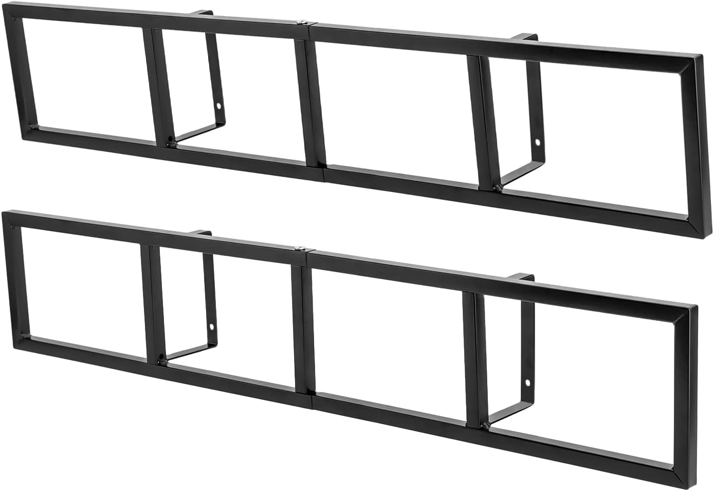 Gdrasuya10 2pcs 34 inch Metal Floating CD Shelf DVD CD Storage Rack Wall Mount Bookshelf 4-Cube CD Holder Wall Shelf Open Design Media Storage Rack Wall Mounted CD Display Rack