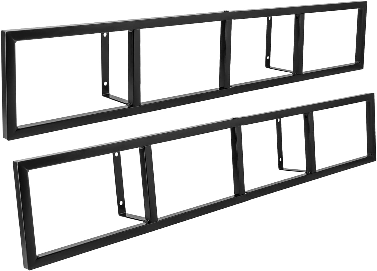 Gdrasuya10 2pcs 34 inch Metal Floating CD Shelf DVD CD Storage Rack Wall Mount Bookshelf 4-Cube CD Holder Wall Shelf Open Design Media Storage Rack Wall Mounted CD Display Rack