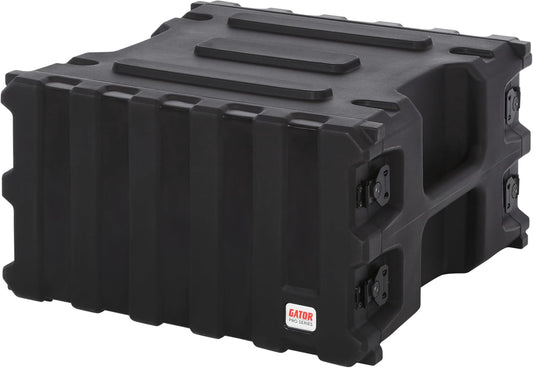 Gator Cases Pro Series 6U Rack Case with Standard 19" Depth, Roto Mold Made in USA (G-PRO-6U-19)