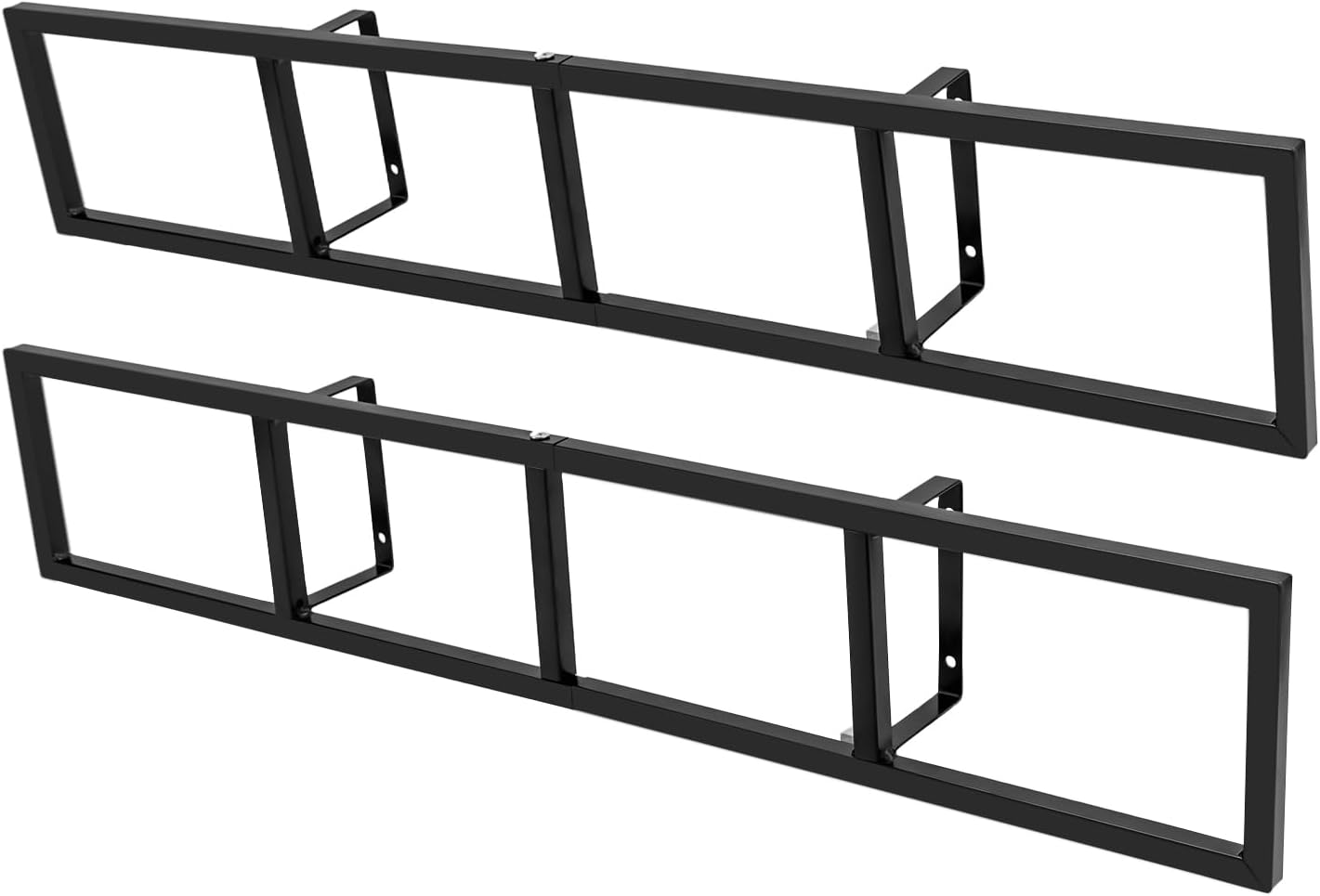 Gdrasuya10 2pcs 34 inch Metal Floating CD Shelf DVD CD Storage Rack Wall Mount Bookshelf 4-Cube CD Holder Wall Shelf Open Design Media Storage Rack Wall Mounted CD Display Rack